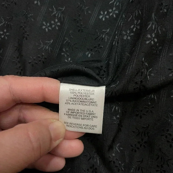 TALBOTS VINTAGE Office Business Casual Collarless Blazer Made in USA Size 4 (A4) - Picture 7 of 9